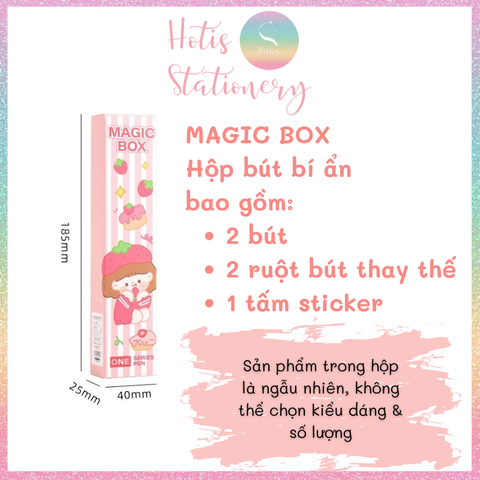 [HOTIS] Hộp bút bí ẩn Magic Box kiểm tra nhân phẩm - 5 món