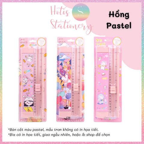 [HOTIS] 10 MÀU - Bàn Cắt Giấy Mini A5 Có Thước Gấp – Dụng Cụ Handmade, DIY Chính Xác & Tiện Lợi