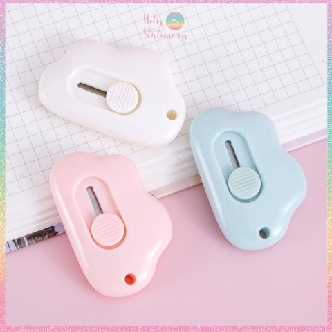 [HOTIS] Dao rọc giấy hình gà con, chân mèo, chân gấu, đám mây siêu dễ thương