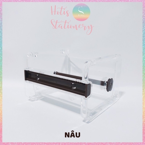 [HOTIS] Dụng cụ cắt băng keo washi trong suốt xinh xắn và tiện lợi