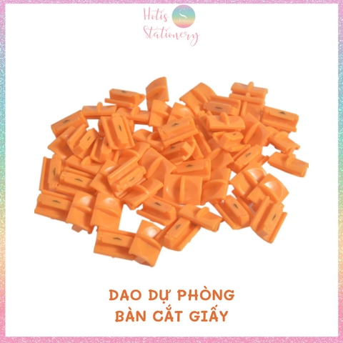 Combo 2 Dao dự phòng Hotis gắn bàn cắt giấy size mini/A5
