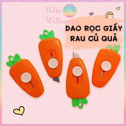 [HOTIS] Dao rọc giấy rau củ hoa quả có thể gắn móc chìa khóa - Nhiều mẫu