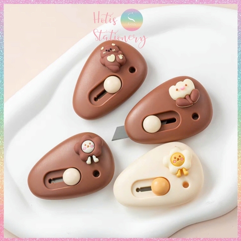 [HOTIS] Dao rọc giấy rau củ hoa quả có thể gắn móc chìa khóa - Nhiều mẫu