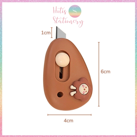 [HOTIS] Dao rọc giấy rau củ hoa quả có thể gắn móc chìa khóa - Nhiều mẫu