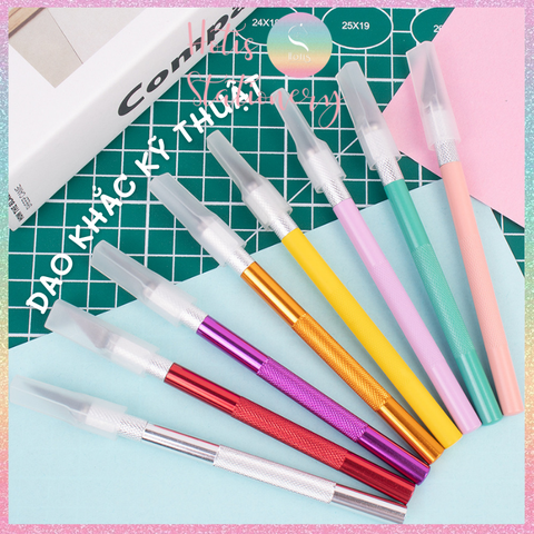 [HOTIS] Dao Khắc Kỹ Thuật Dạng Bút Hợp Kim Nhôm – Dao Trổ Giấy, Cắt Tỉa Chính Xác