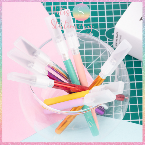 [HOTIS] Dao Khắc Kỹ Thuật Dạng Bút Hợp Kim Nhôm – Dao Trổ Giấy, Cắt Tỉa Chính Xác