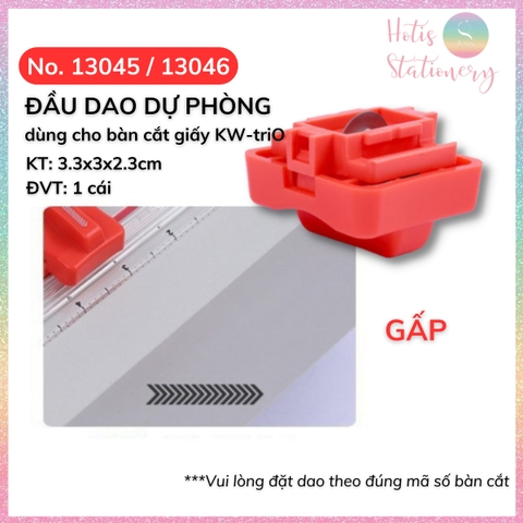 [HOTIS] Đầu dao cắt thay thế cho bàn cắt giấy KW-triO  Light Trimmer -No.13830/13831/13930/13045/13046