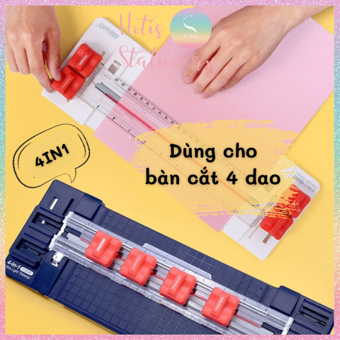 [HOTIS] Đầu dao cắt thay thế cho bàn cắt giấy KW-triO  Light Trimmer -No.13830/13831/13930/13045/13046
