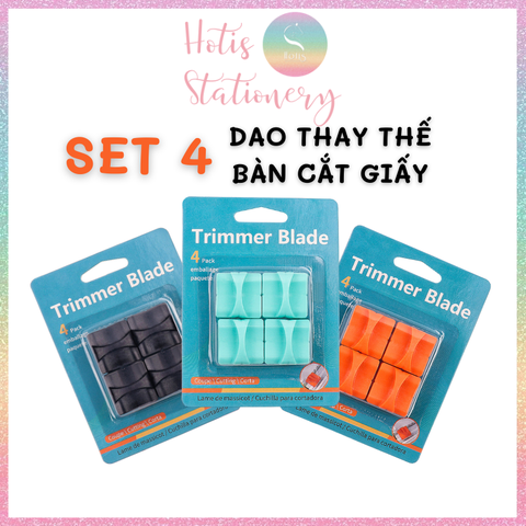 Set dao dự phòng Hotis cho bàn cắt giấy A4/ A3 DIY