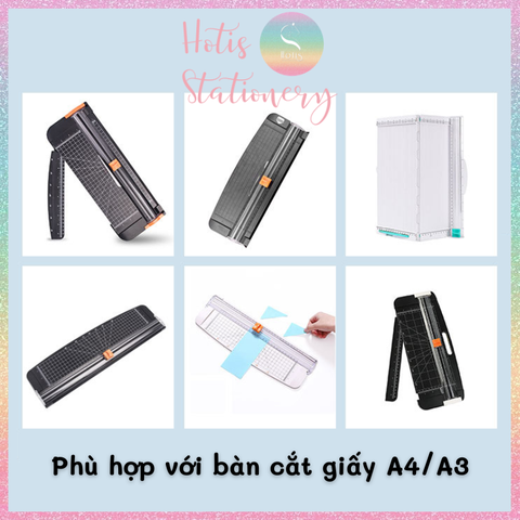 Set dao dự phòng Hotis cho bàn cắt giấy A4/ A3 DIY