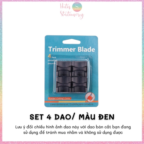 Set dao dự phòng Hotis cho bàn cắt giấy A4/ A3 DIY