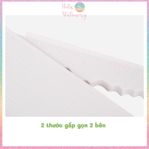 Bàn cắt giấy A4 12 dao Jef Trimmer cắt nét thẳng, đứt, răng cưa DIY