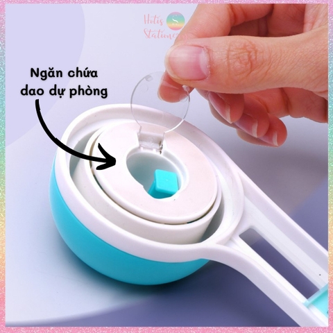 [HOTIS] Dụng cụ cắt hình tròn xoay 360 độ làm thủ công handmade DIY