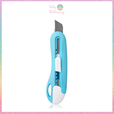 [HOTI] Dao rọc giấy Deli lưỡi thép không gỉ - Dao rọc mini bỏ túi kim loại tiện lợi văn phòng học sinh màu pastel