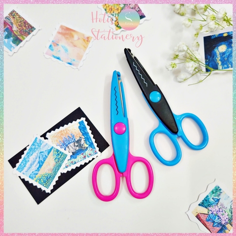 [HOTIS] Kéo răng cưa, kéo lượn sóng, kéo cắt giấy thủ công DIY handmade