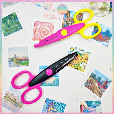 [HOTIS] Kéo răng cưa, kéo lượn sóng, kéo cắt giấy thủ công DIY handmade