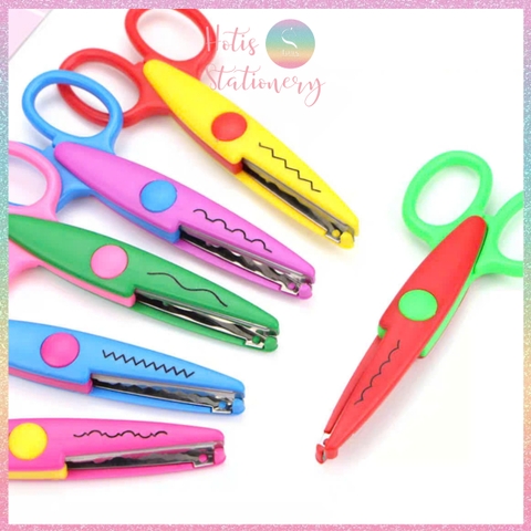 [HOTIS] Kéo răng cưa, kéo lượn sóng, kéo cắt giấy thủ công DIY handmade