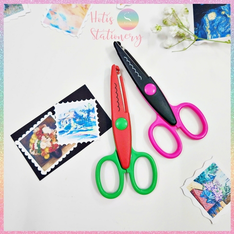 [HOTIS] Kéo răng cưa, kéo lượn sóng, kéo cắt giấy thủ công DIY handmade