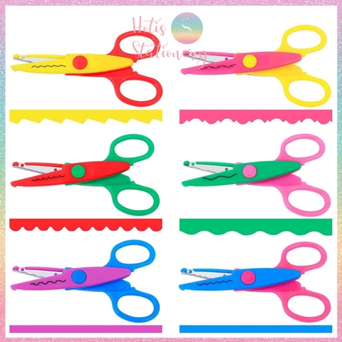 [HOTIS] Kéo răng cưa, kéo lượn sóng, kéo cắt giấy thủ công DIY handmade