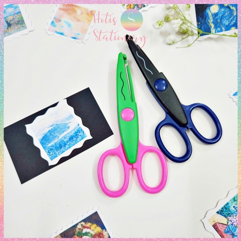 [HOTIS] Kéo răng cưa, kéo lượn sóng, kéo cắt giấy thủ công DIY handmade