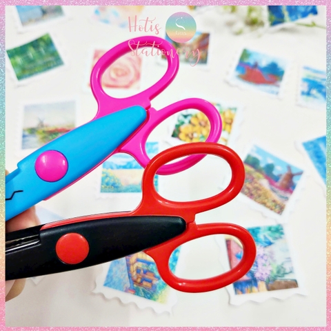 [HOTIS] Kéo răng cưa, kéo lượn sóng, kéo cắt giấy thủ công DIY handmade