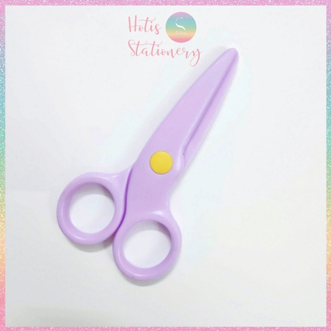 [HOTIS] Kéo cắt giấy thủ công cho bé phát triển kỹ năng, kéo nhựa cho bé tập cắt giấy DIY handmade