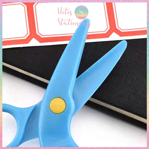 [HOTIS] Kéo cắt giấy thủ công cho bé phát triển kỹ năng, kéo nhựa cho bé tập cắt giấy DIY handmade