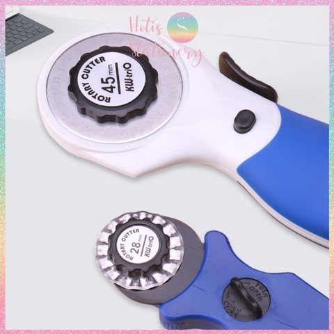[HOTIS] Dao lăn tròn cầm tay KW-triO Rotary Cutter cắt giấy, vải, da