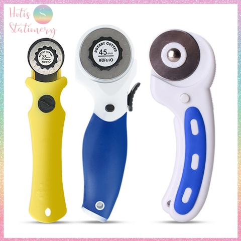 [HOTIS] Dao lăn tròn cầm tay KW-triO Rotary Cutter cắt giấy, vải, da