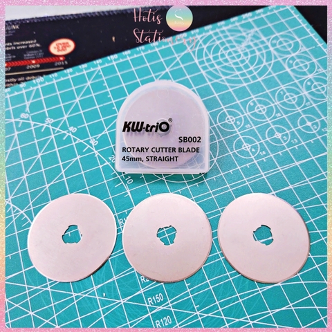 [HOTIS] Dao lăn tròn cầm tay KW-triO Rotary Cutter cắt giấy, vải, da
