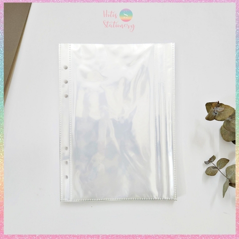[HOTIS] Sheet meet Bìa lỗ A5 6 lỗ trong suốt đựng hình, sưu tầm card