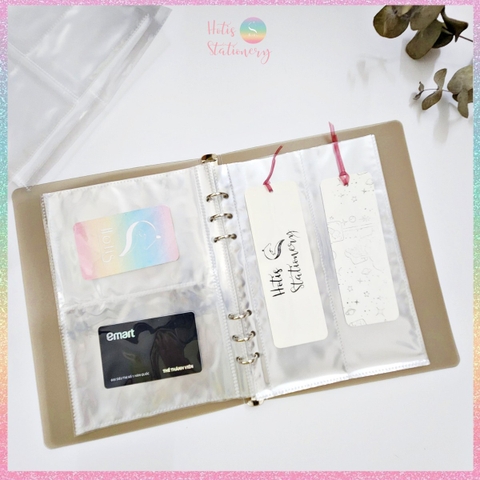 [HOTIS] Sheet meet Bìa lỗ A5 6 lỗ trong suốt đựng hình, sưu tầm card