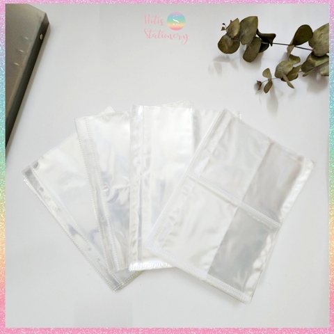 [HOTIS] Sheet meet Bìa lỗ A5 6 lỗ trong suốt đựng hình, sưu tầm card