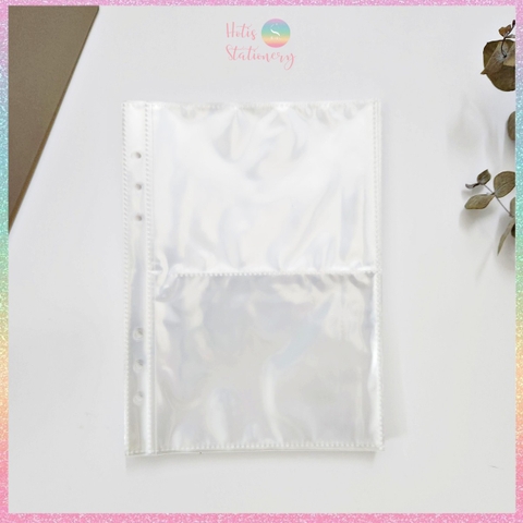 [HOTIS] Sheet meet Bìa lỗ A5 6 lỗ trong suốt đựng hình, sưu tầm card