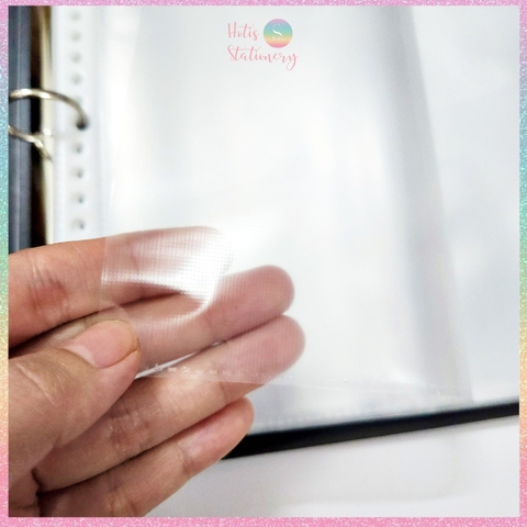[HOTIS] Set 20 Bìa lá lỗ rời trong suốt KW-triO gắn bìa còng binder A4/ B5 - Không bao gồm bìa cứng