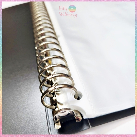 [HOTIS] Set 20 Bìa lá lỗ rời trong suốt KW-triO gắn bìa còng binder A4/ B5 - Không bao gồm bìa cứng
