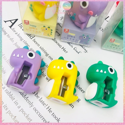 Chuốt chì Hotis hoạt hình silicon 3D ngộ nghĩnh, đồ gọt bút chì hình thú dễ thương - Tặng kèm gôm tẩy chì 4B