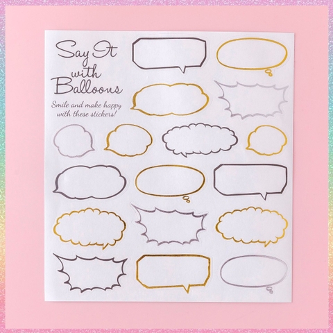 [HOTIS] Sticker nhãn dán chống nước cute phong cách Hàn Quốc