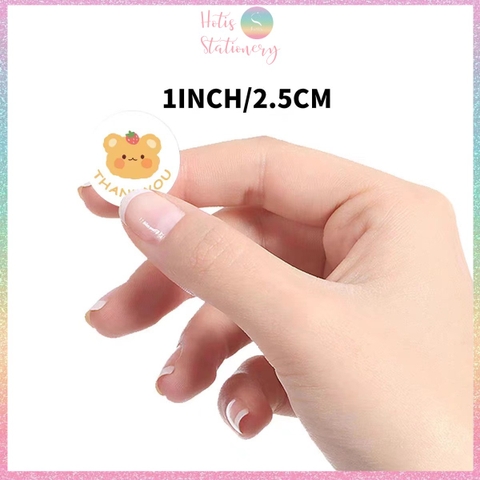 [HOTIS] 500 sticker hình dán hoạt hình Sanrio Star Dew siêu cute trang trí sổ, bàn học, niêm phong túi