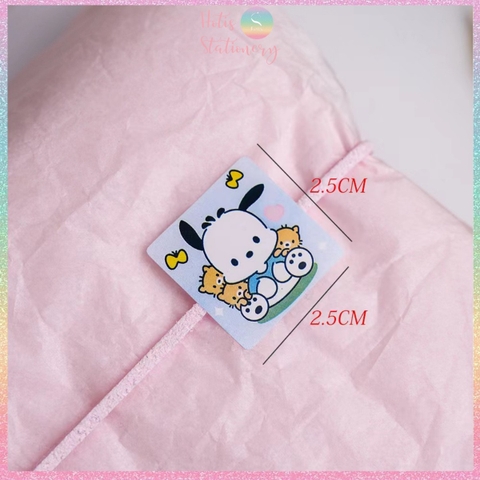 [HOTIS] 500 sticker hình dán hoạt hình Sanrio Star Dew siêu cute trang trí sổ, bàn học, niêm phong túi