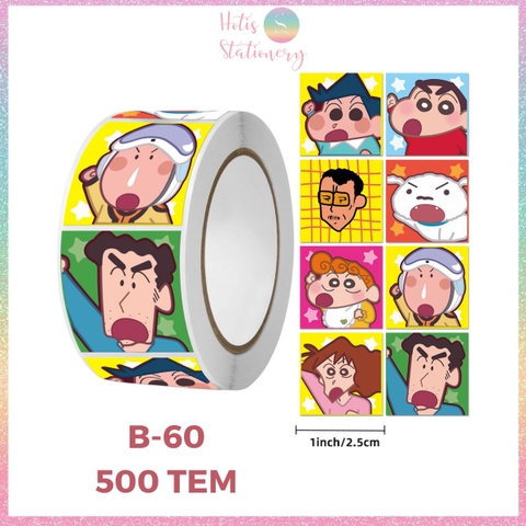 [HOTIS] 500 sticker hình dán hoạt hình Sanrio Star Dew siêu cute trang trí sổ, bàn học, niêm phong túi