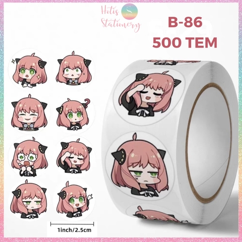 [HOTIS] 500 sticker hình dán hoạt hình Sanrio Star Dew siêu cute trang trí sổ, bàn học, niêm phong túi