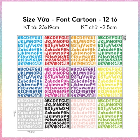 [HOTIS] Sticker chữ cái Tiếng Anh alphabet dán trang trí sổ tay, thiệp chúc
