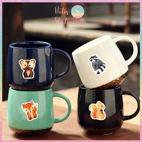 [HOTIS] Cuộn 500 tem sticker hoạt hình cute, tem dán trang trí, nhãn dán khen thưởng học sinh tạo động lực