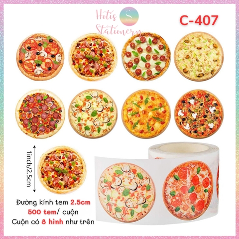 [HOTIS] Cuộn 500 tem sticker hoạt hình cute, tem dán trang trí, nhãn dán khen thưởng học sinh tạo động lực