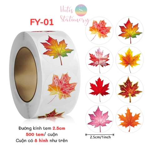 [HOTIS] Cuộn 500 tem sticker hoạt hình cute, tem dán trang trí, nhãn dán khen thưởng học sinh tạo động lực