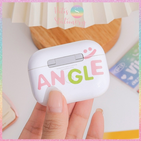 [HOTIS] Set 8 tờ Sticker chữ in Vibrant Letters 16 màu PET chống nước, dán trang trí sổ, bình nước, laptop