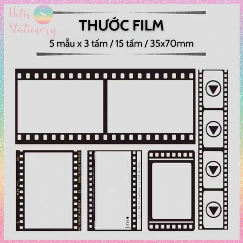 [HOTIS] Set 15 tấm sticker khung ảnh Frame The Future dán trang trí sổ, poster, tranh ảnh, decor photobook