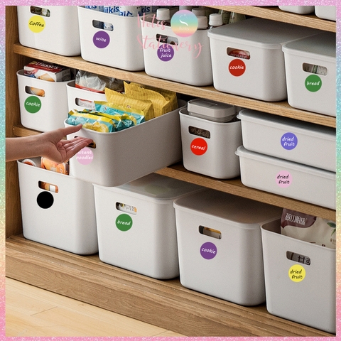 [HOTIS] Cuộn 500 Tem Tròn Nhiều Màu Sticker Dán Đa Năng