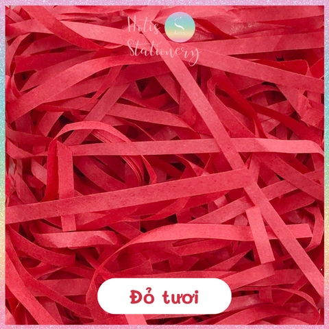 [HOTIS] 1Kg Giấy rơm pastel sợi 3mm giấy vụn lót hộp quà giấy rơm màu pastel ngọt ngào